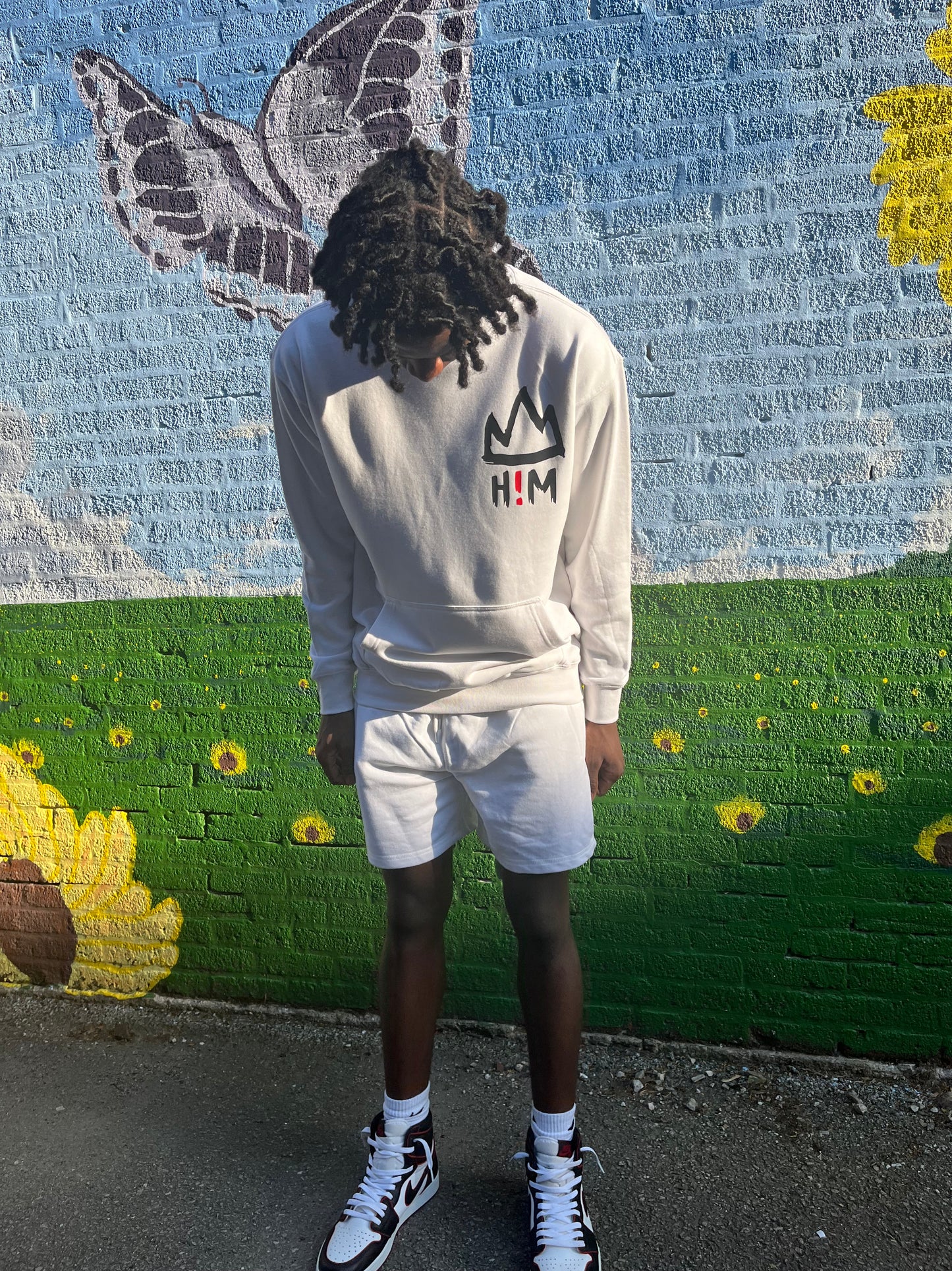 H!M  Crew neck Short Set